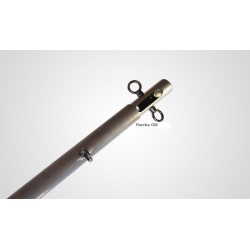 PERCHE CARRELET A POULIE ROUDIER tube 30mm renforcer