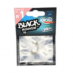 TÊTE PLOMBEE FiiiSH BLACK MINNOW 7 cm