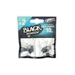 TÊTE PLOMBEE FiiiSH BLACK MINNOW 9 cm