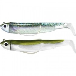 DOUBLE COMBO Off Shore  BM 90 10gr kaki pailleté/sexy brown