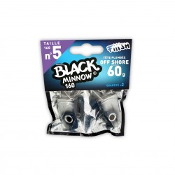 Tête off shore Black Minnow fiiish 60g bleu