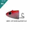 Tête off shore Black Minnow fiiish 60g rose fluo