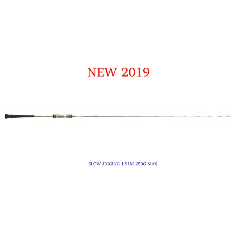 SLOW JIGGING III BAITCASTING HEARTY RISE 1.91M 250G MAX