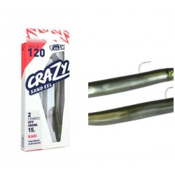 COMBO CRAZY SAND EEL FIIISH 120 KAKI