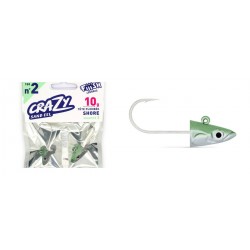 TÊTE PLOMBEE FiiiSH CRAZY SAND EEL SHORE T2 10g