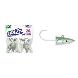 TÊTE PLOMBEE FiiiSH CRAZY SAND EEL OFF SHORE T2 20g