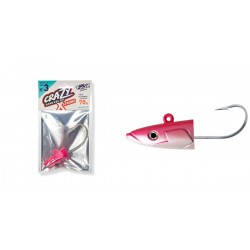 TÊTE PLOMBEE FiiiSH CRAZY SAND EEL X STRONG T3 70g ROSE