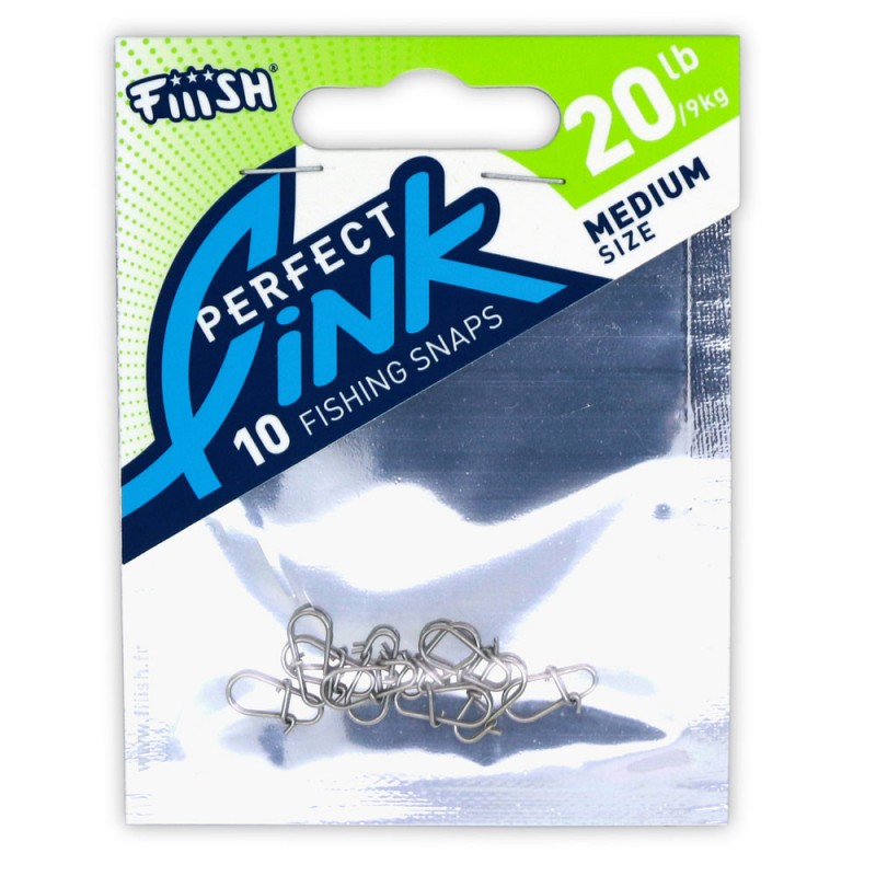AGRAFE PERFECT LINK FIIISH MEDIUM 20LB 9KG