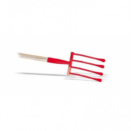 FOURCHE A VERS 4 DENTS MANCHE ACIER