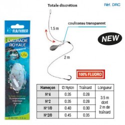 Bas de ligne DAURADE ROYALE COULISSANT FLASHMER