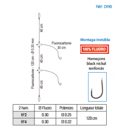 Bas de ligne Daurade Royale Fluorocarbone Flashmer