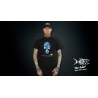 T-Shirt Crâne Scanner Black WAY OF FISHING
