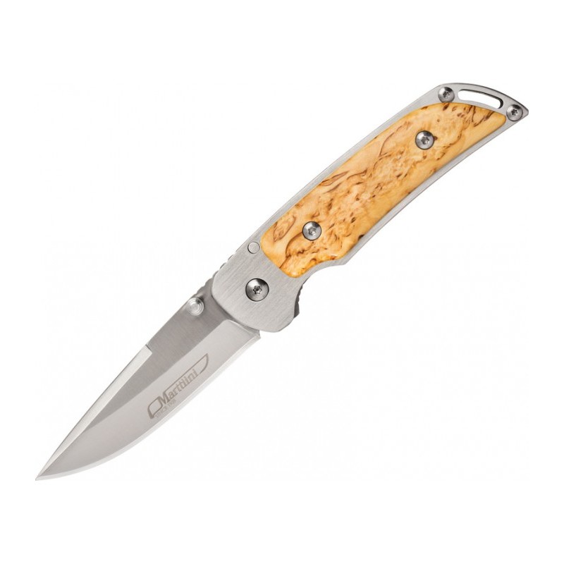 Couteau pliant Marttiini MFK 915111 CURLY BIRCH FOLDING KNIFE