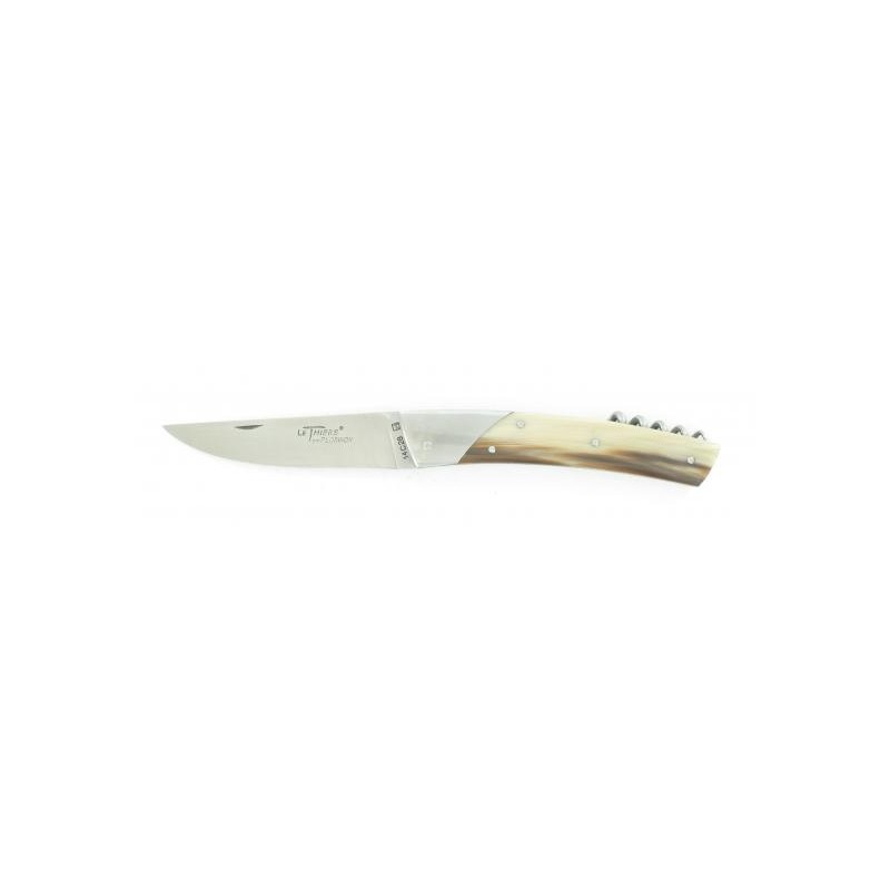 THIERS 11 CM CORNE BLONDE AVEC TIRE-BOUCHON