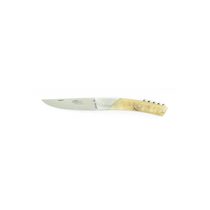 THIERS 11 CM CORNE DE BELIER AVEC TIRE-BOUCHON