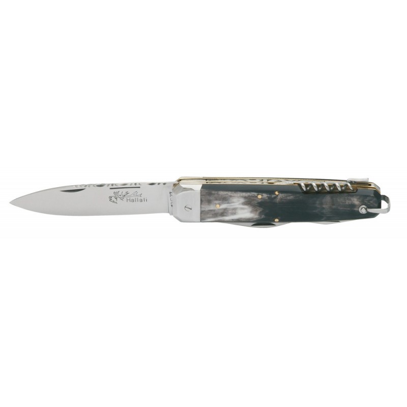 COUTEAU CHASSE HALLALI 14 CM 4 PIECES CORNE
