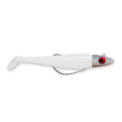 Swat shad monté Delalande 7cm 7gr blanc