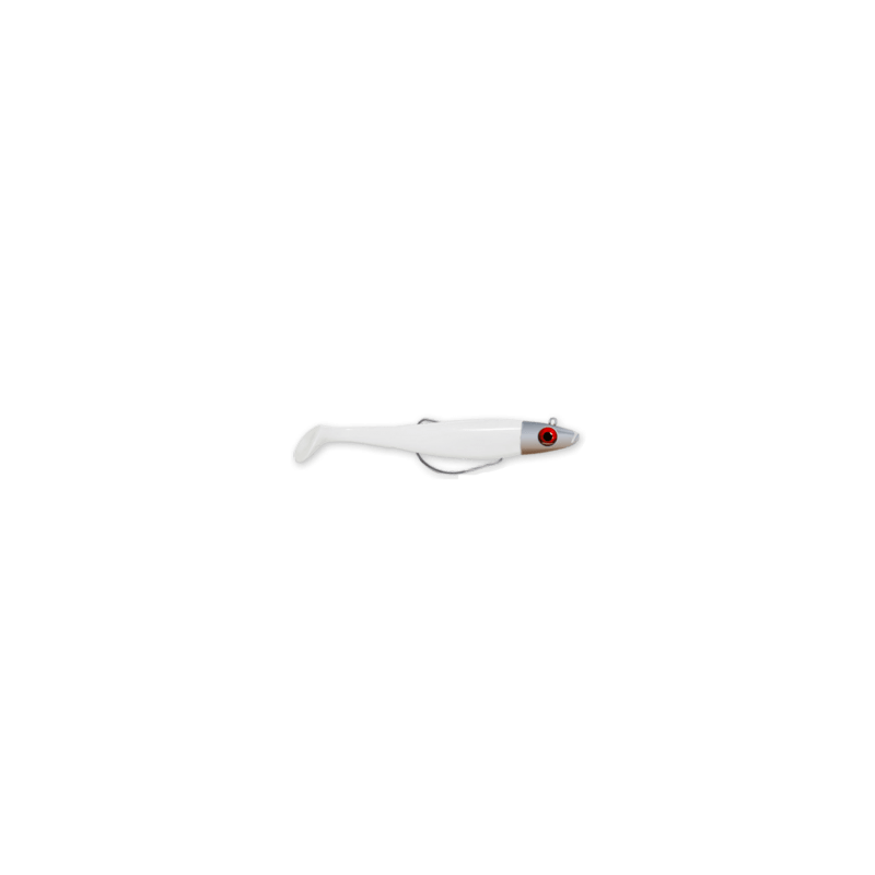 Swat shad monté Delalande 7cm 7gr blanc