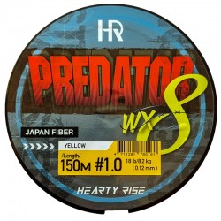 Tresse Hearty Rise Predator X8 - 150M Yellow