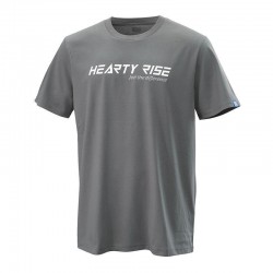 Tee Shirt Manches Courtes Homme Hearty Rise - Anthracite