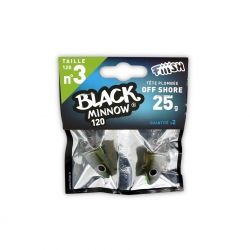 TÊTE PLOMBEE FiiiSH BLACK MINNOW 12cm